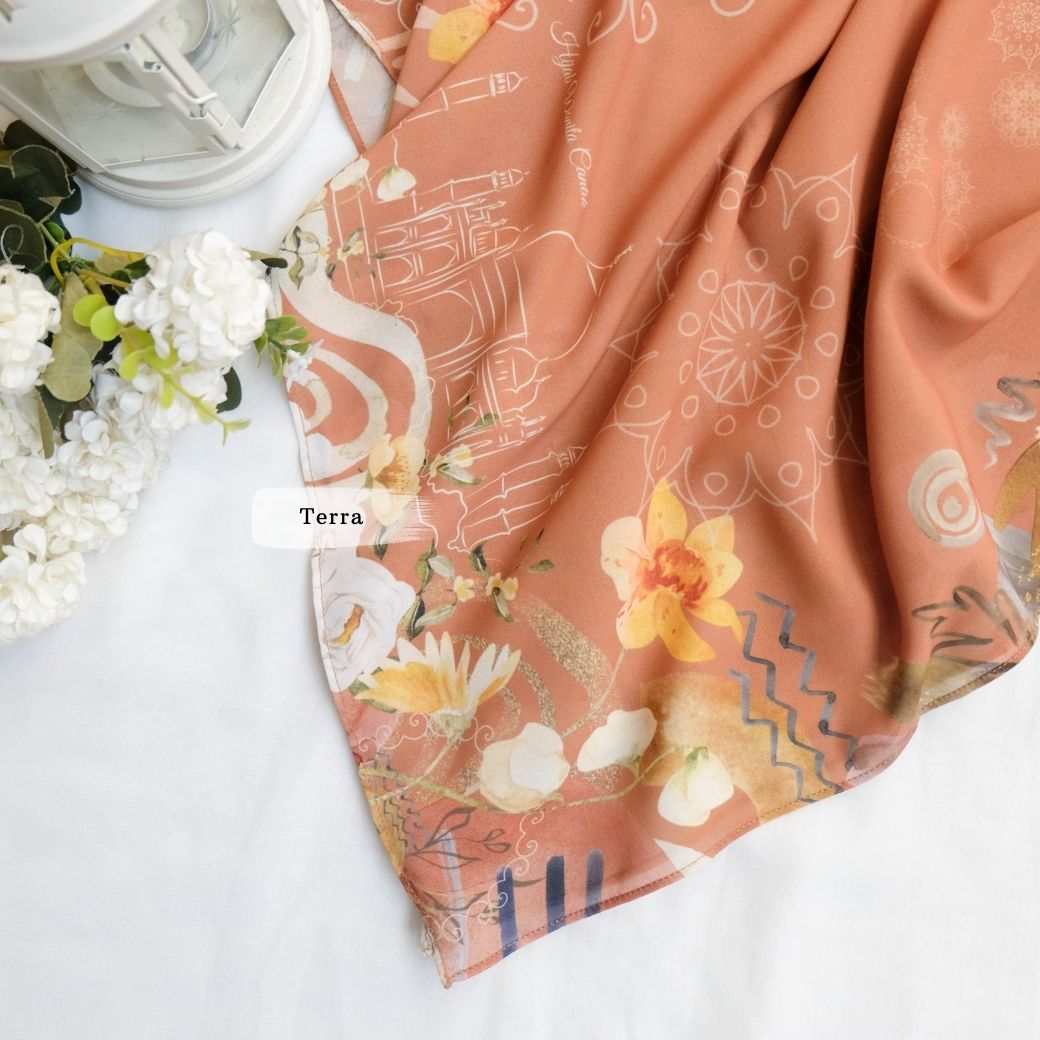 Sofia - Pashmina Premium Ceruti - Terra - PM11.70