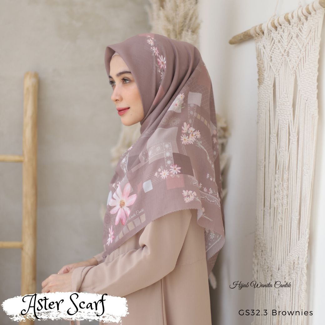 Aster Scarf - GS32.3 Brownies