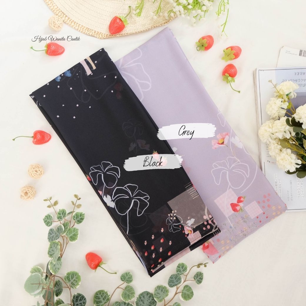 Berry - Pashmina Premium Ceruti - Grey - PM11.31