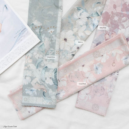 Zalya - Scarf Square Icy Voal - Coral Pink - ZY25.5