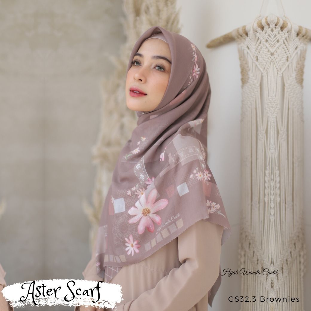 Aster Scarf - GS32.3 Brownies