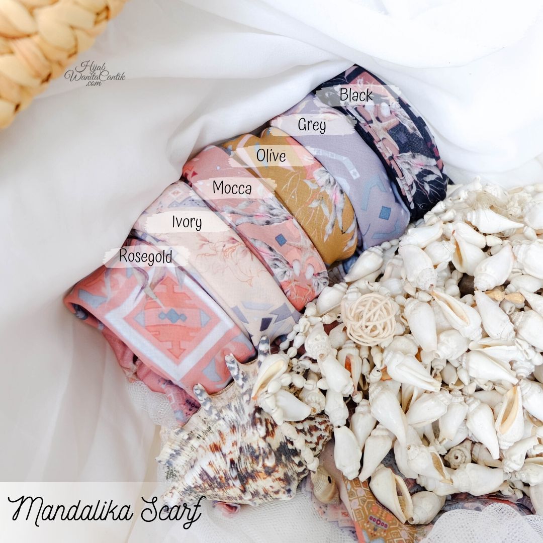 Segiempat Mandalika Scarf - KA13.6 Ivory