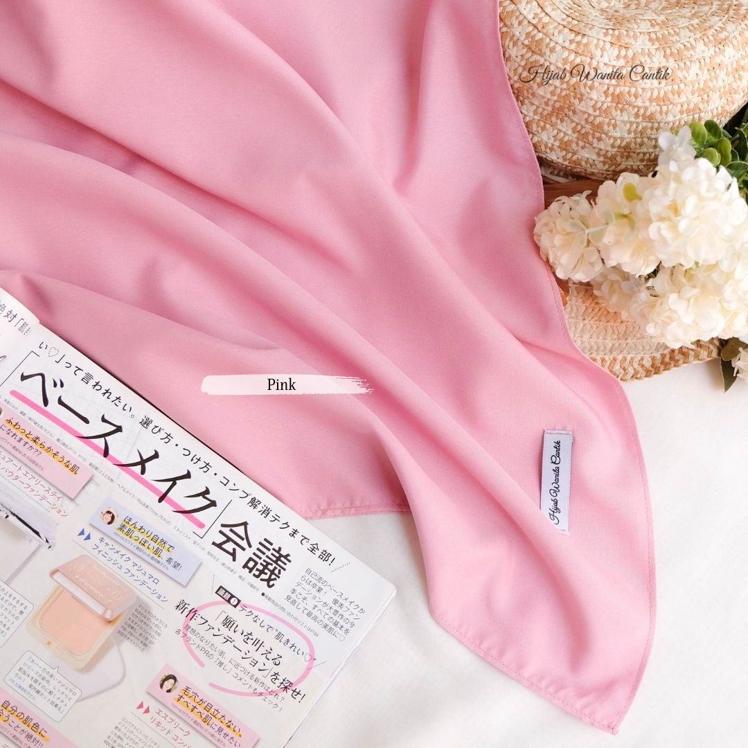 Segiempat Olla Scarf - OVD2.6 Pink