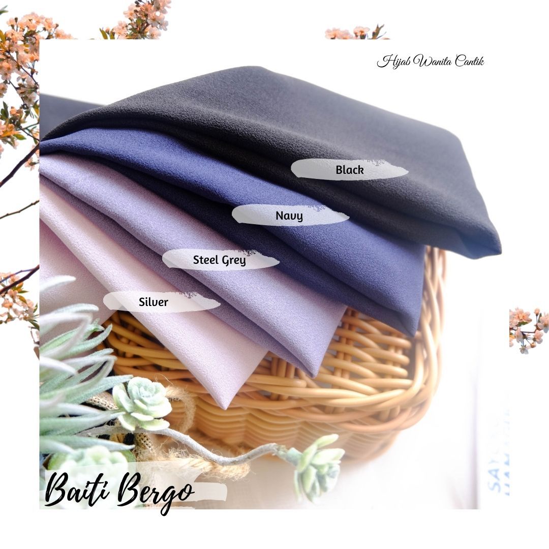 Hijab Instan Baiti Bergo - TY11.18 Navy