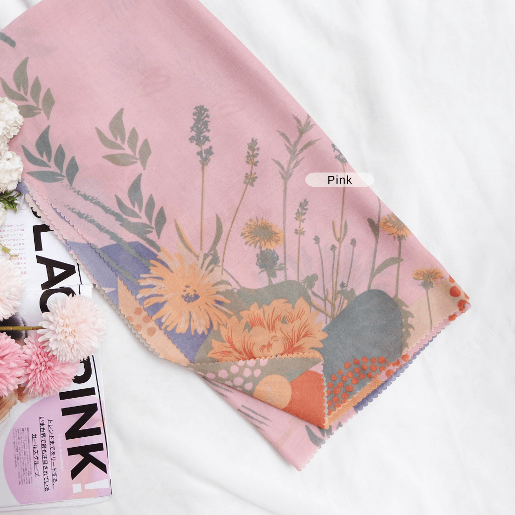 Marigold Scarf - GM22.4 Pink