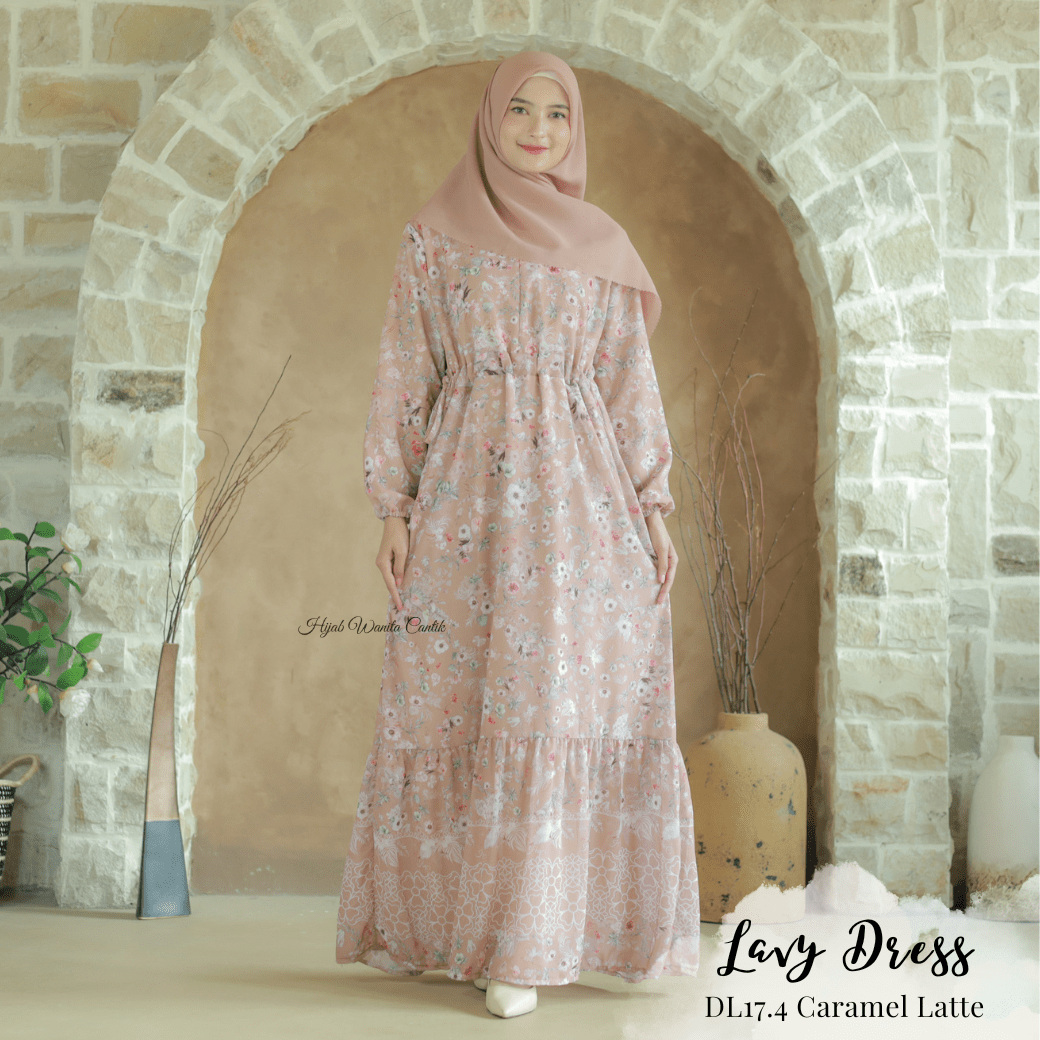 Lavy Dress - DL17.4 Caramel Latte