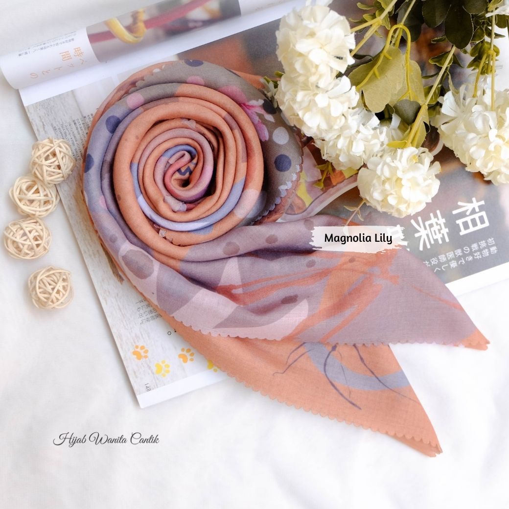 Magnolia Scarf Premium Voal - AG11.4 Lily