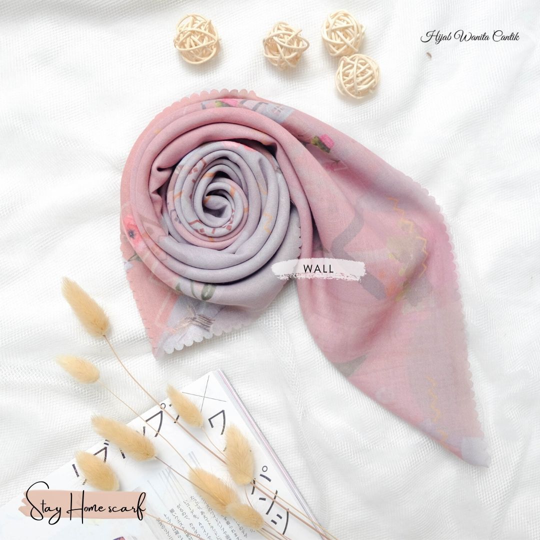 Segiempat Stay Home Scarf - SW16.5 Wall