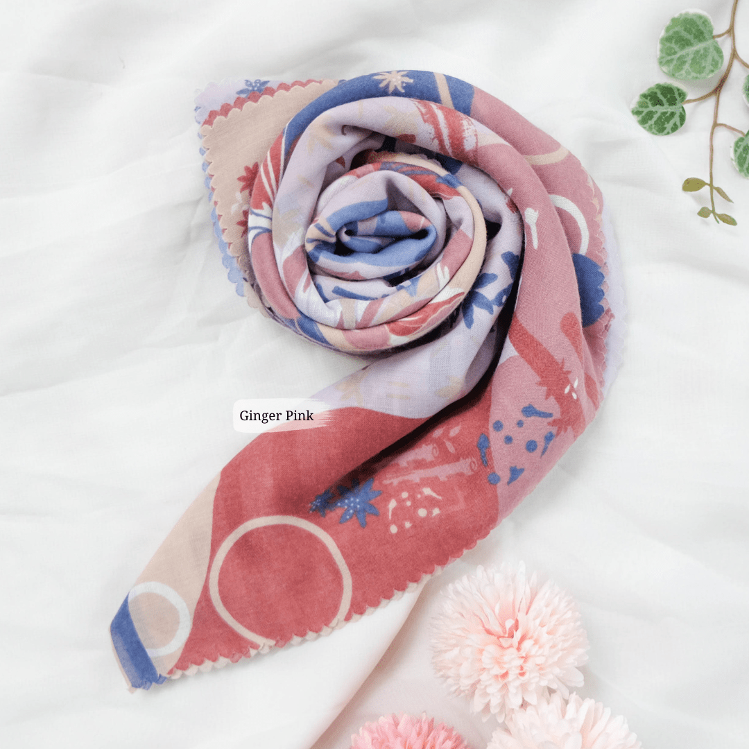 Cinnamon Scarf - CN18.2 Ginger Pink