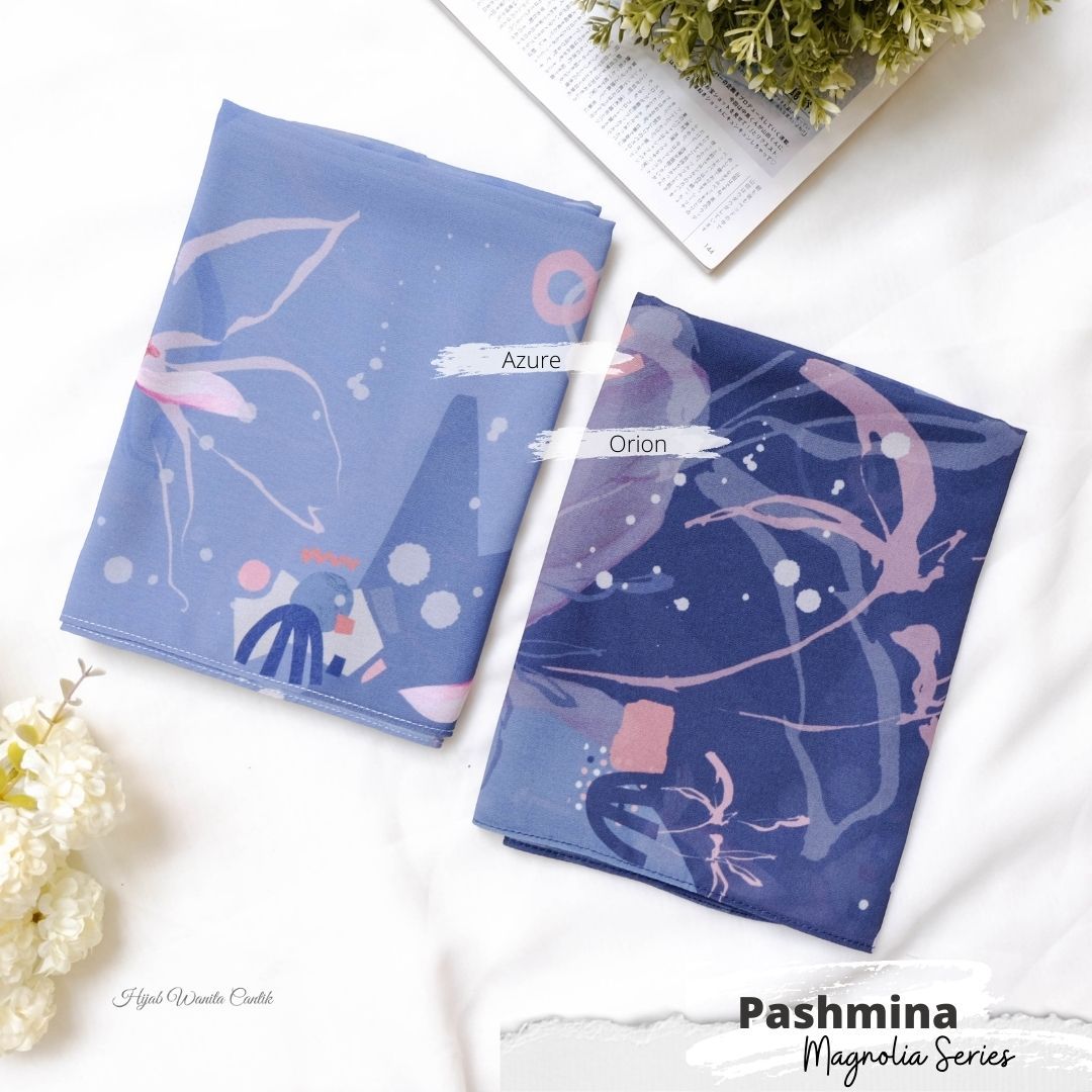 PMagnolia - Pashmina Premium Ceruti - Azure -PM11.2