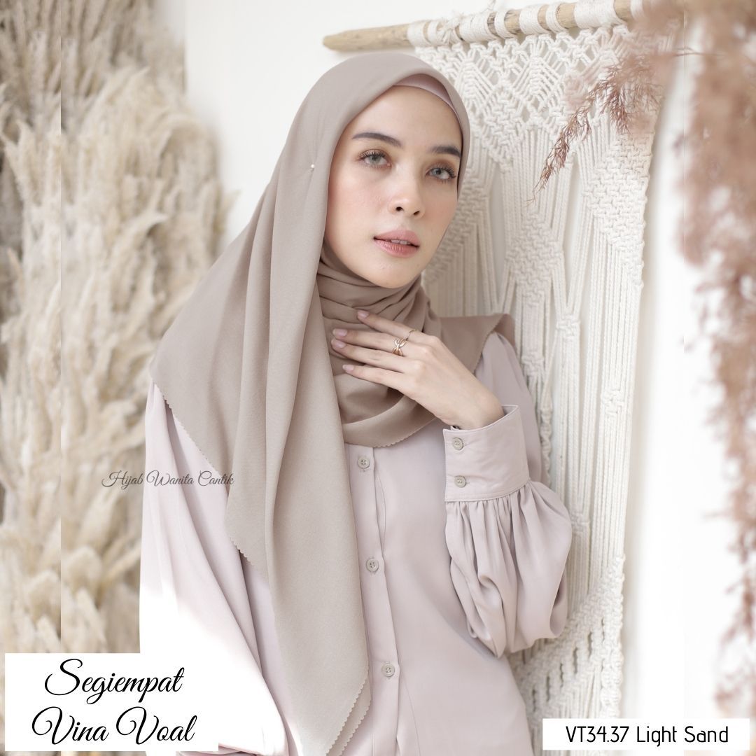 Segiempat Vina Voal - VT34.37 Light Sand