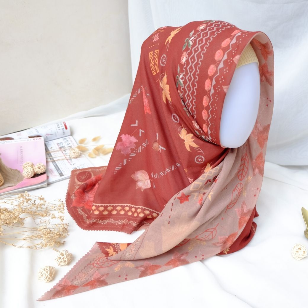 Segiempat Lamina Scarf  - NA12.4 Brick