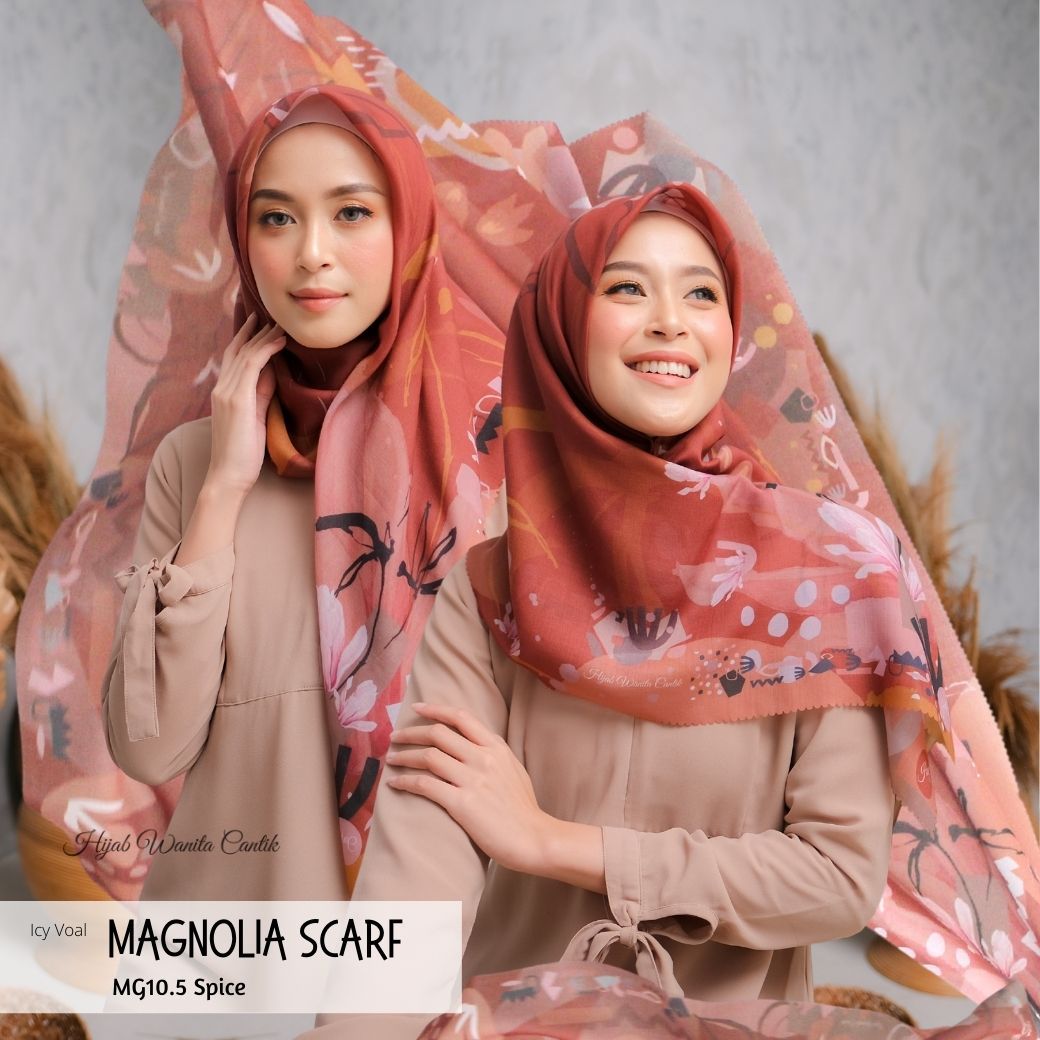 Magnolia Scarf ICY Voal - MG10.5 Spice