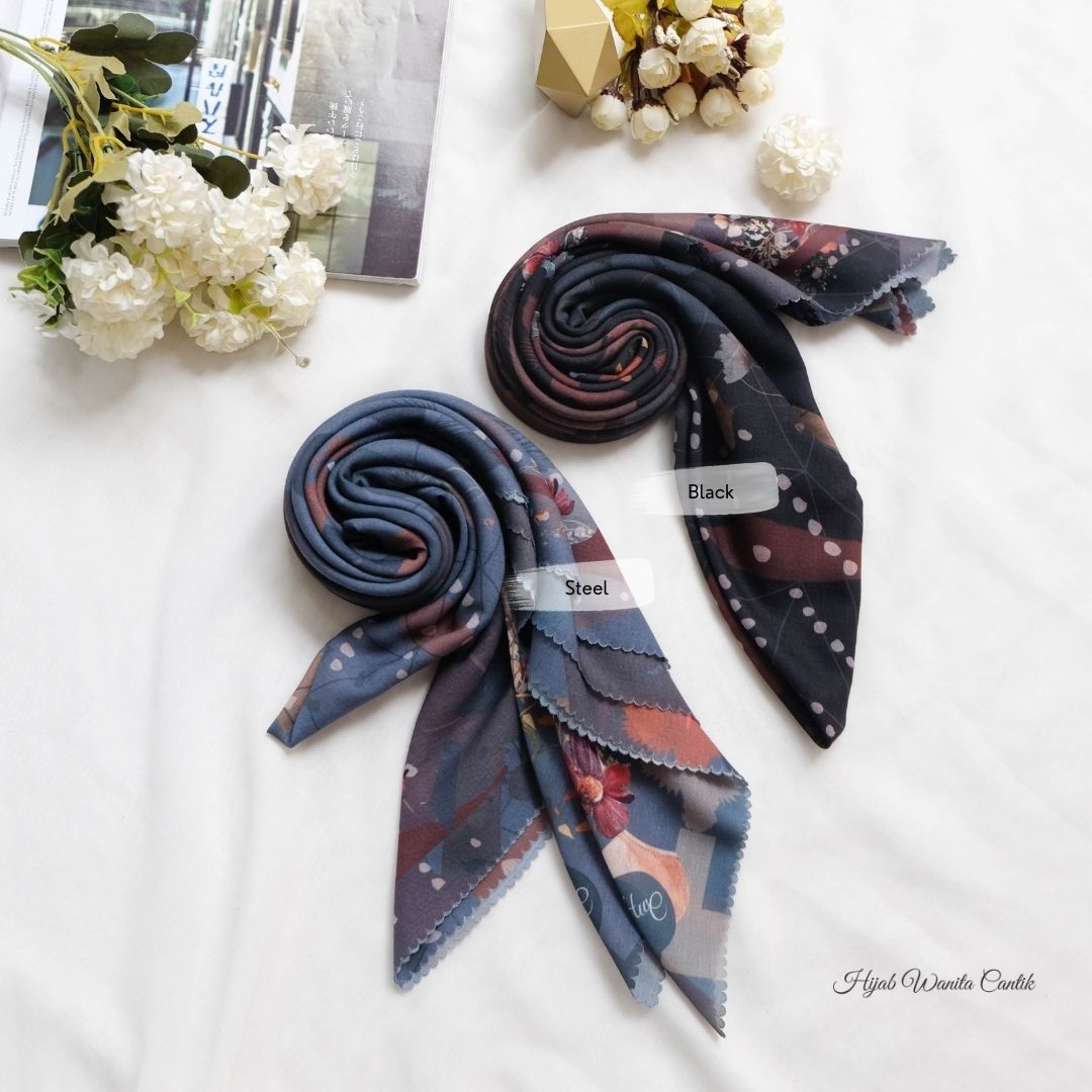 Segiempat Ery Scarf - EYN1.5 Steel