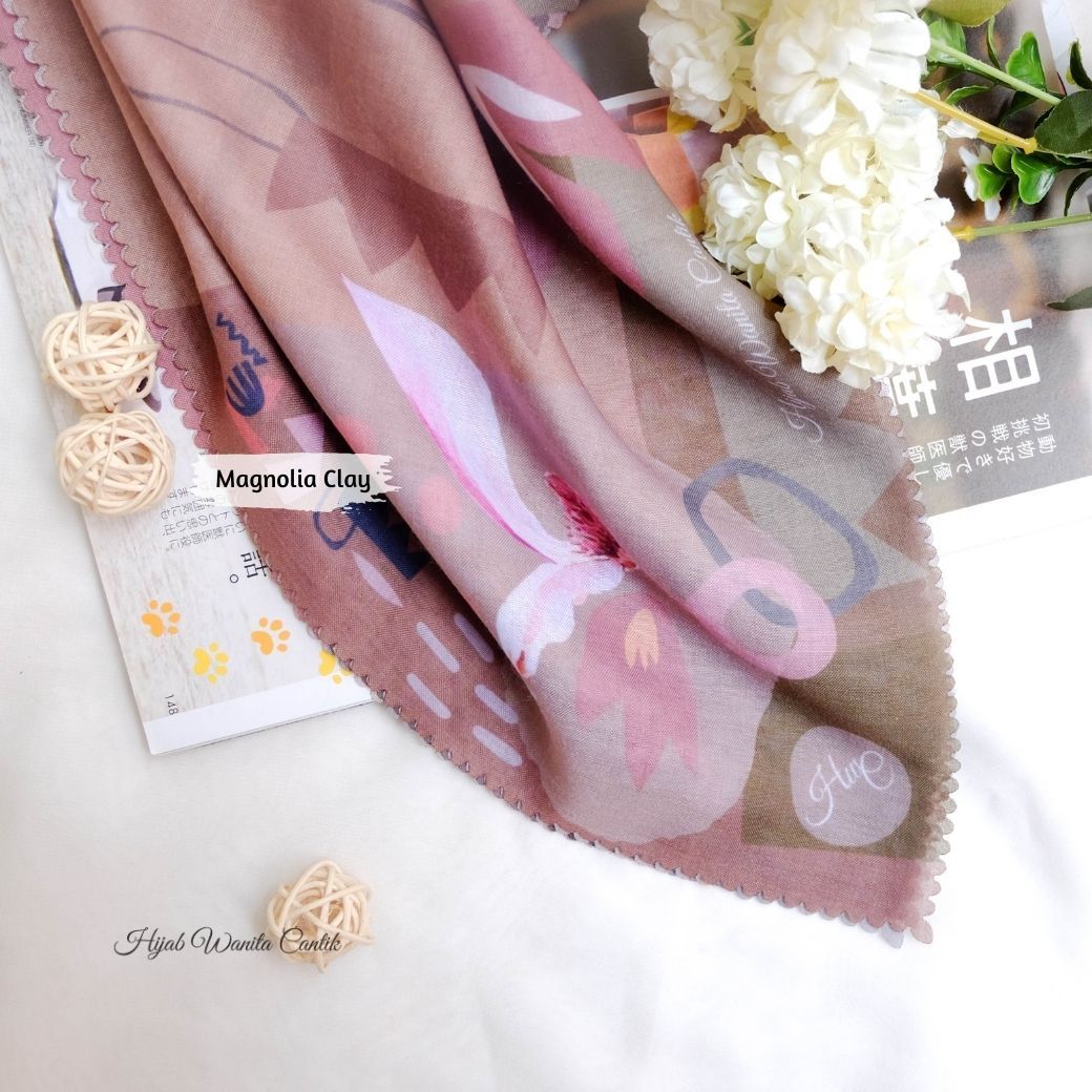 Magnolia Scarf Premium Voal - AG11.6 Clay