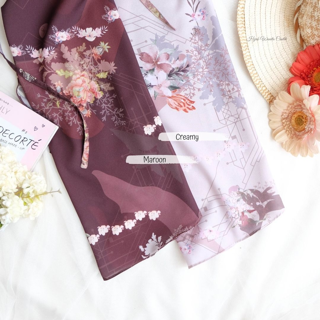 [ BUY 3 GET 1 FREE ] Fresia - Instan Baiti - Maroon - BM45.27