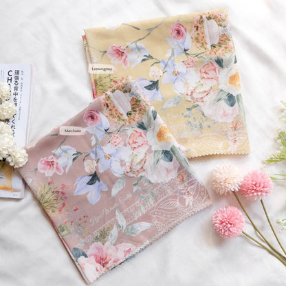 Florence - Scarf Square Premium Polycotton XL - Lemongrass - RJ24.18