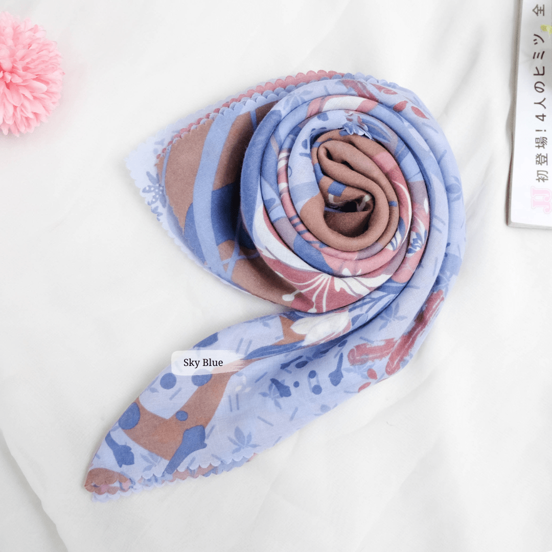 Cinnamon Scarf - CN18.1 Sky Blue