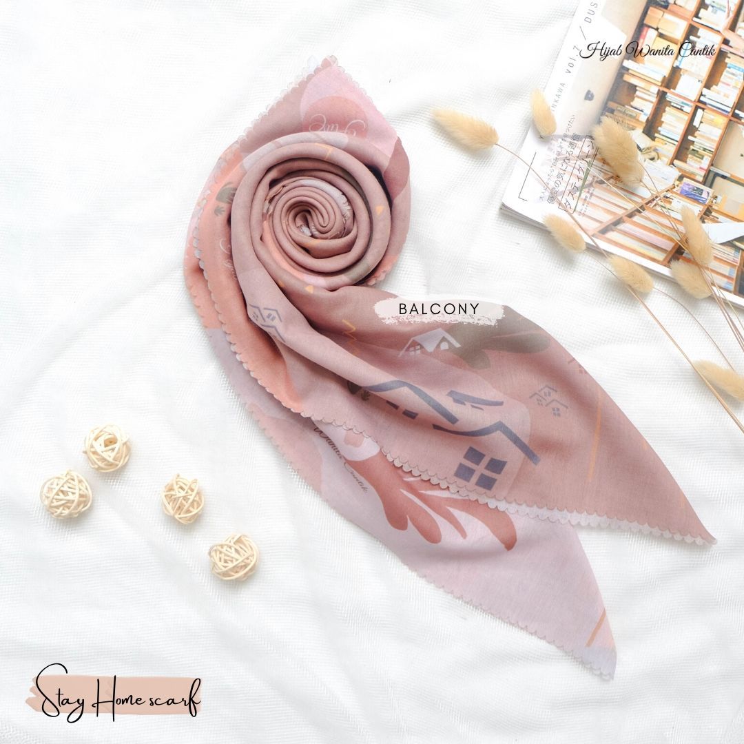 Segiempat Stay Home Scarf - SW16.2 Balcony