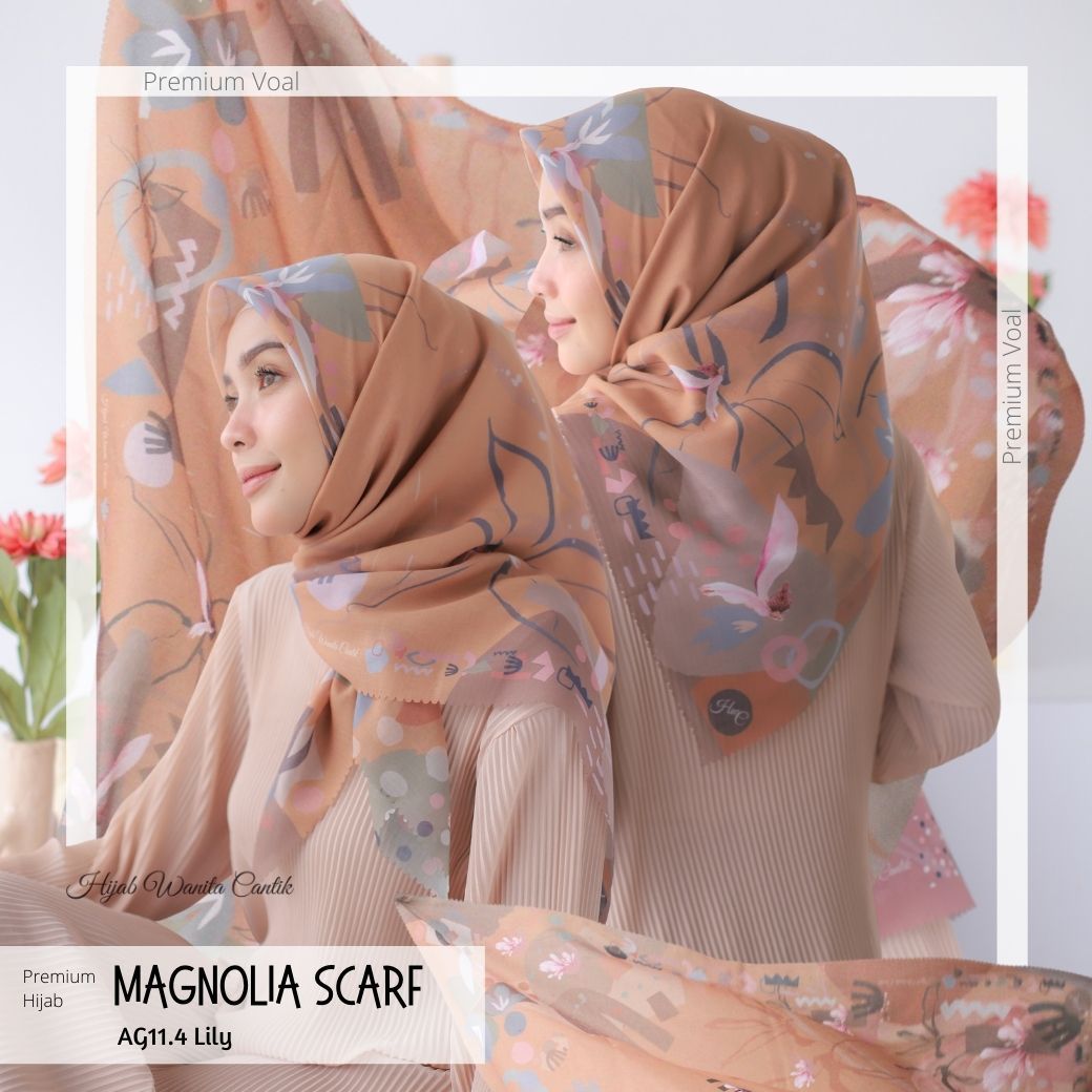 Magnolia Scarf Premium Voal - AG11.4 Lily