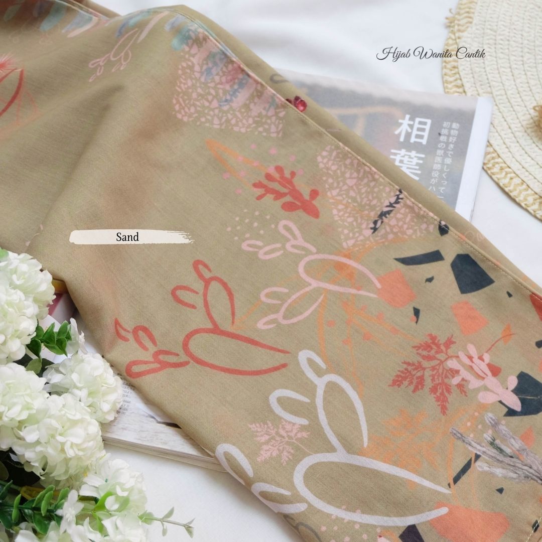 Sahara - Pashmina Premium Voal - Sand - PM11.59