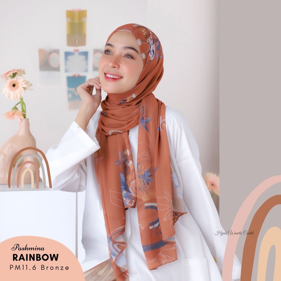 Rainbow - Pashmina Premium Ceruti - Bronze - PM11.6