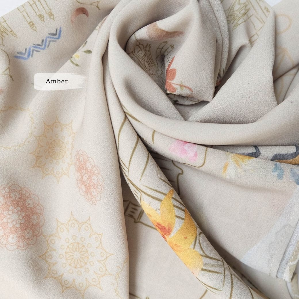 Sofia - Pashmina Premium Ceruti - Amber - PM11.73