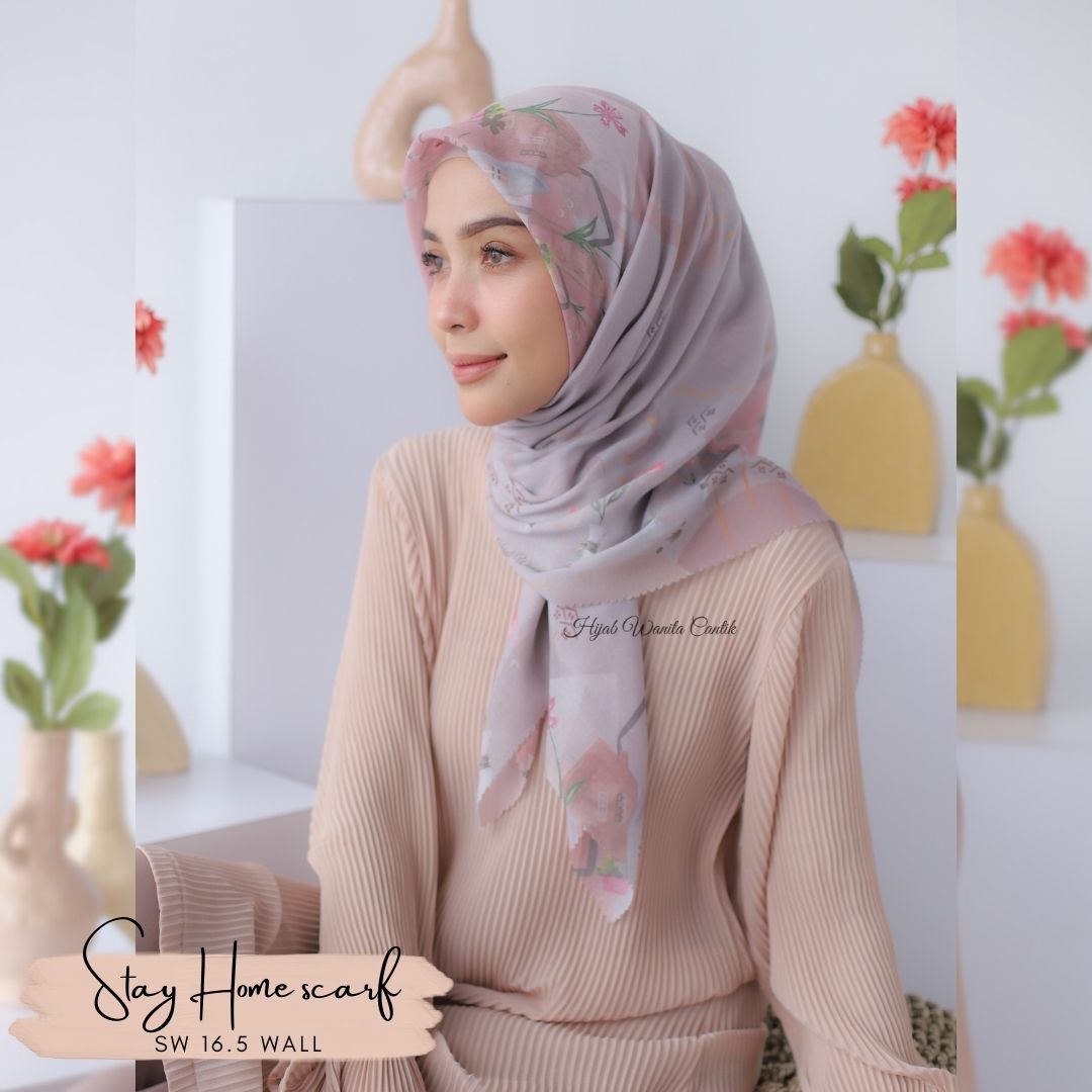 Segiempat Stay Home Scarf - SW16.5 Wall