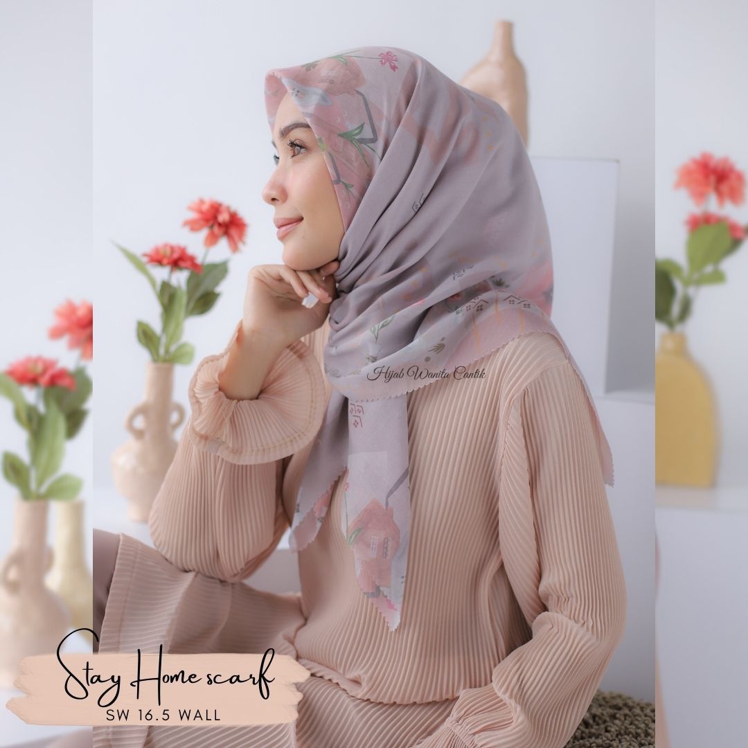 Segiempat Stay Home Scarf - SW16.5 Wall