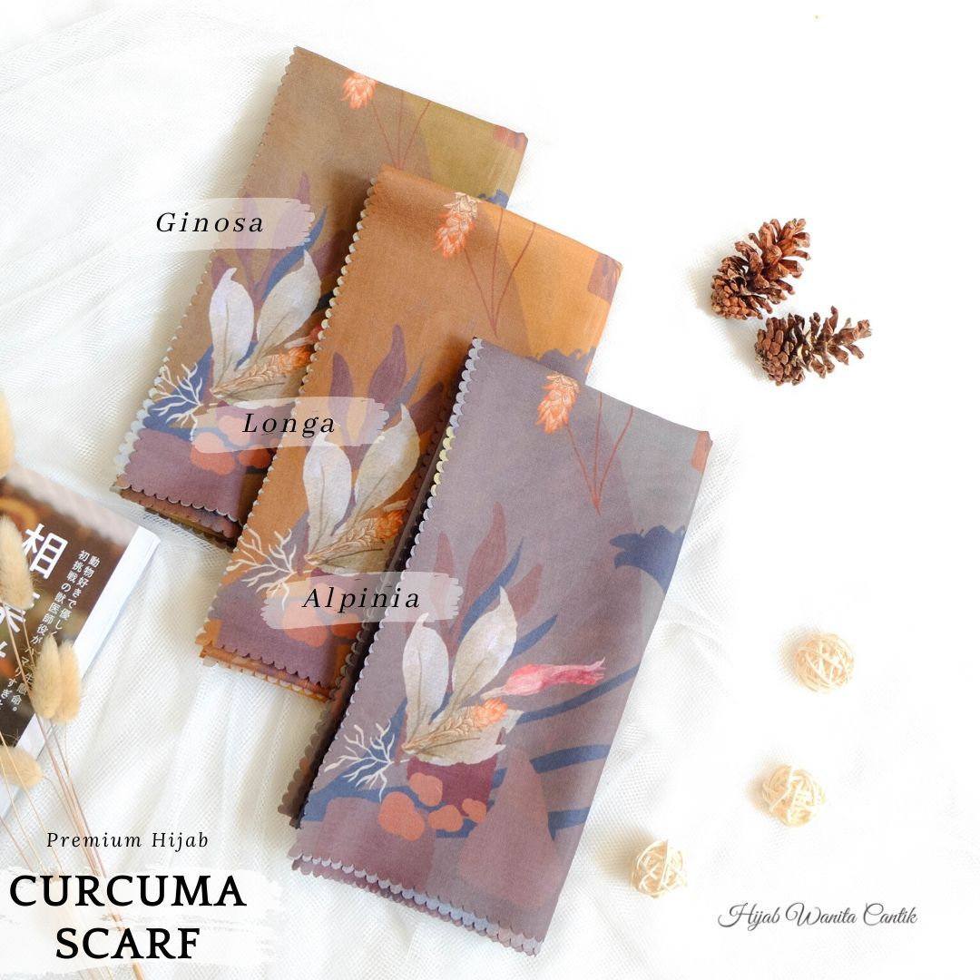 Curcuma Scarf Premium Voal - CM17.5 Longa