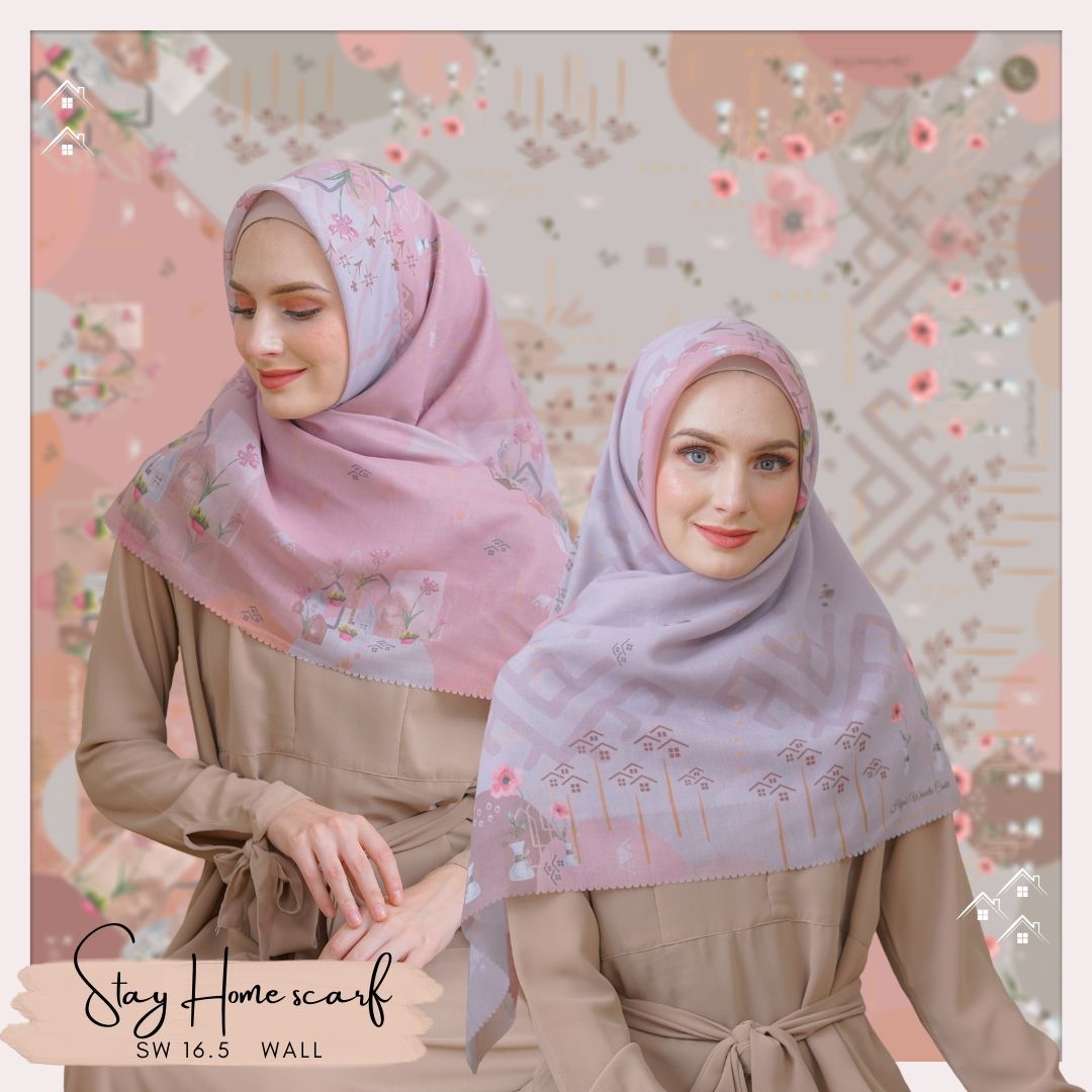 Segiempat Stay Home Scarf - SW16.5 Wall