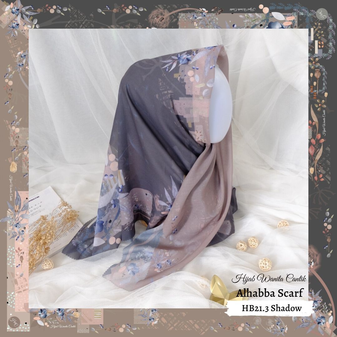 Segiempat Alhabba Scarf - HB21.3 Shadow