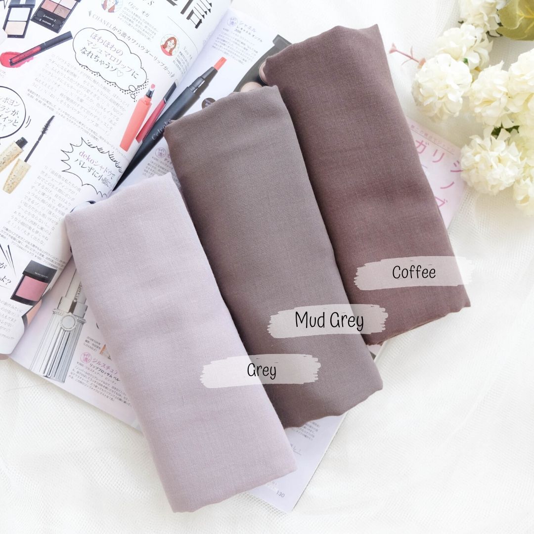 Dubai Voal Pashmina  - PPE2.43 Coffee