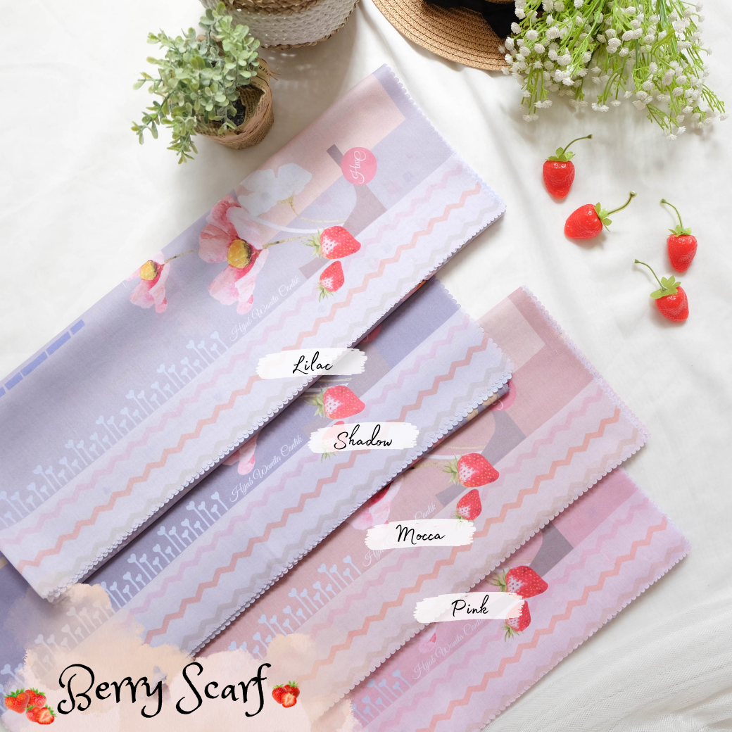 Berry Scarf Icy Voal - BE61.5 Mocca