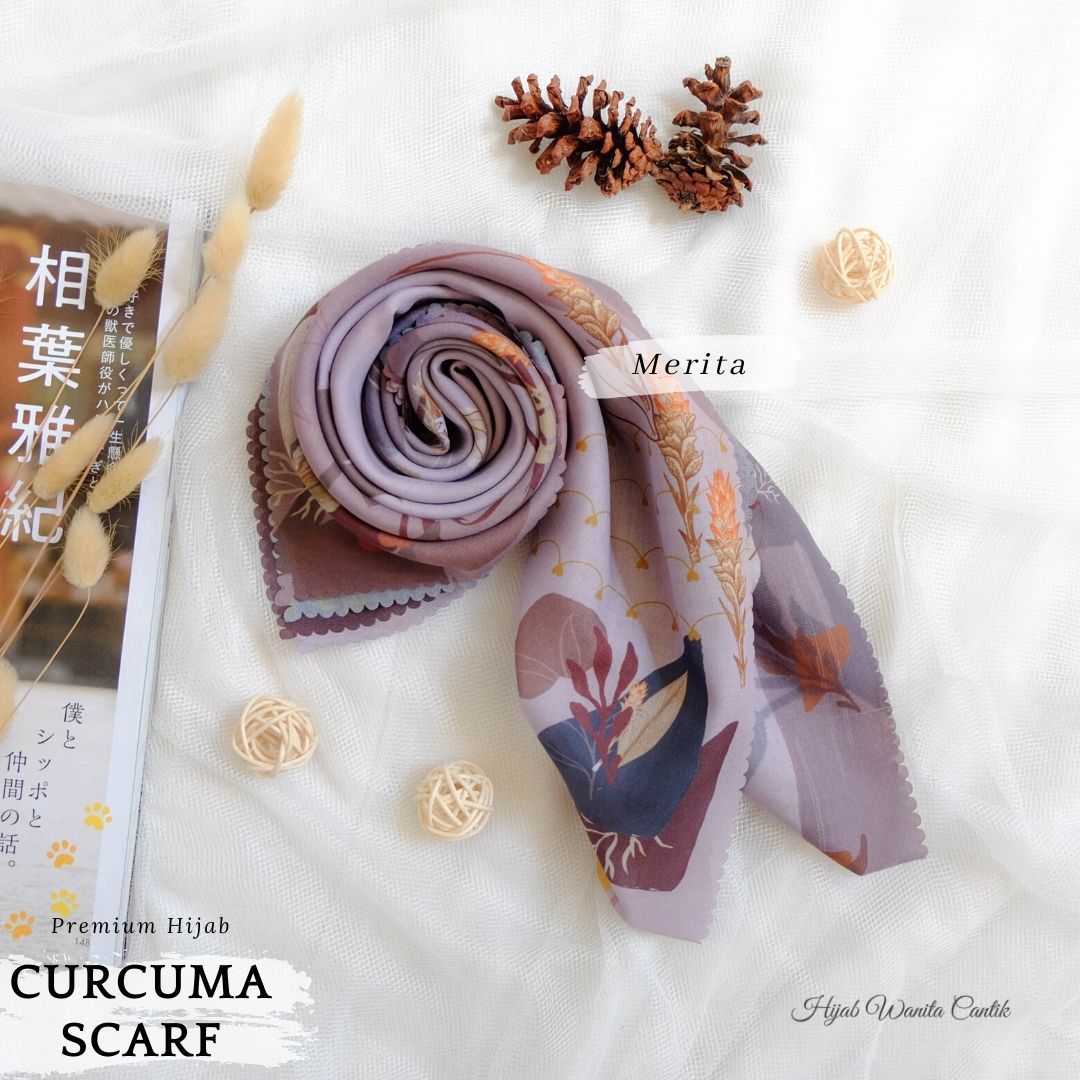 Curcuma Scarf ICY Voal - CS15.4 Merita