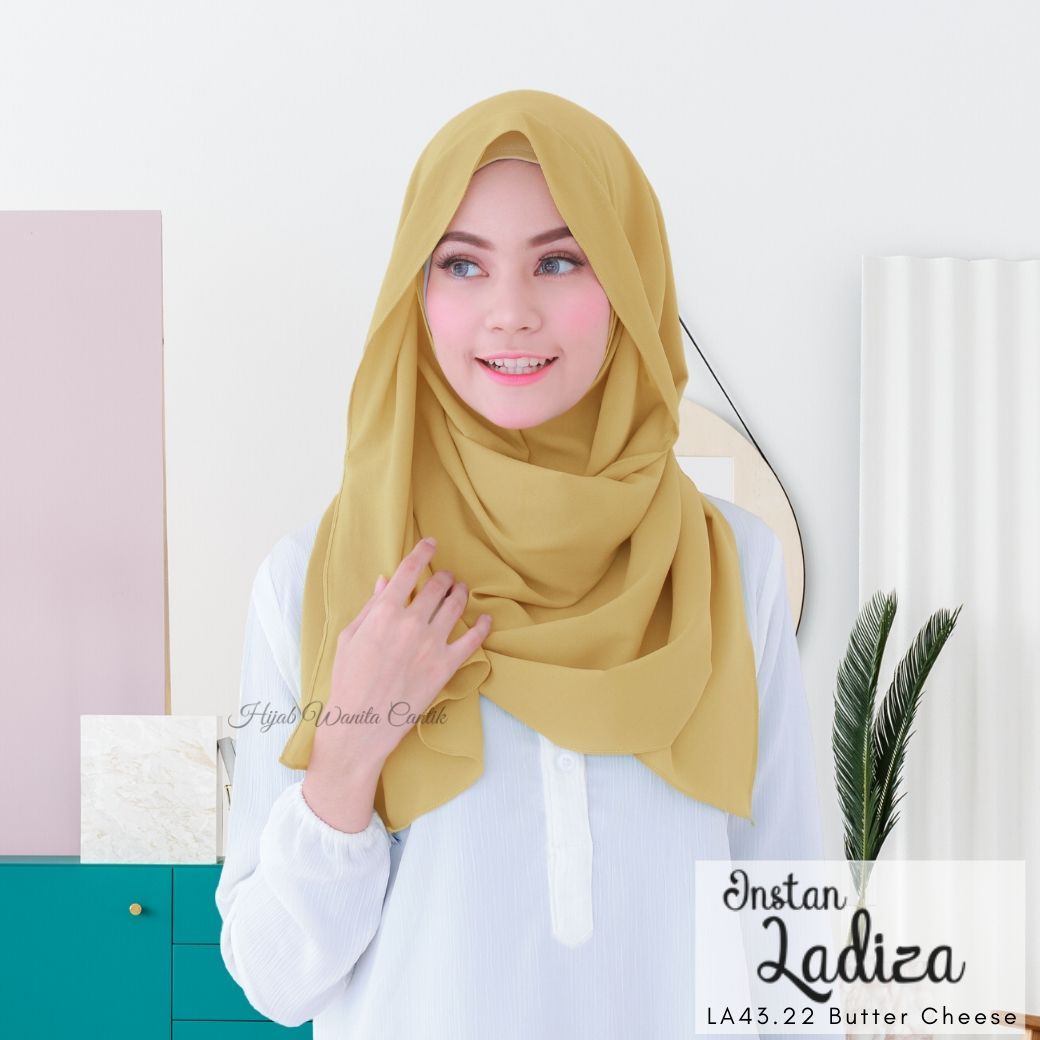 Pashmina Instan Ladiza - LA43.22 Butter Cheese