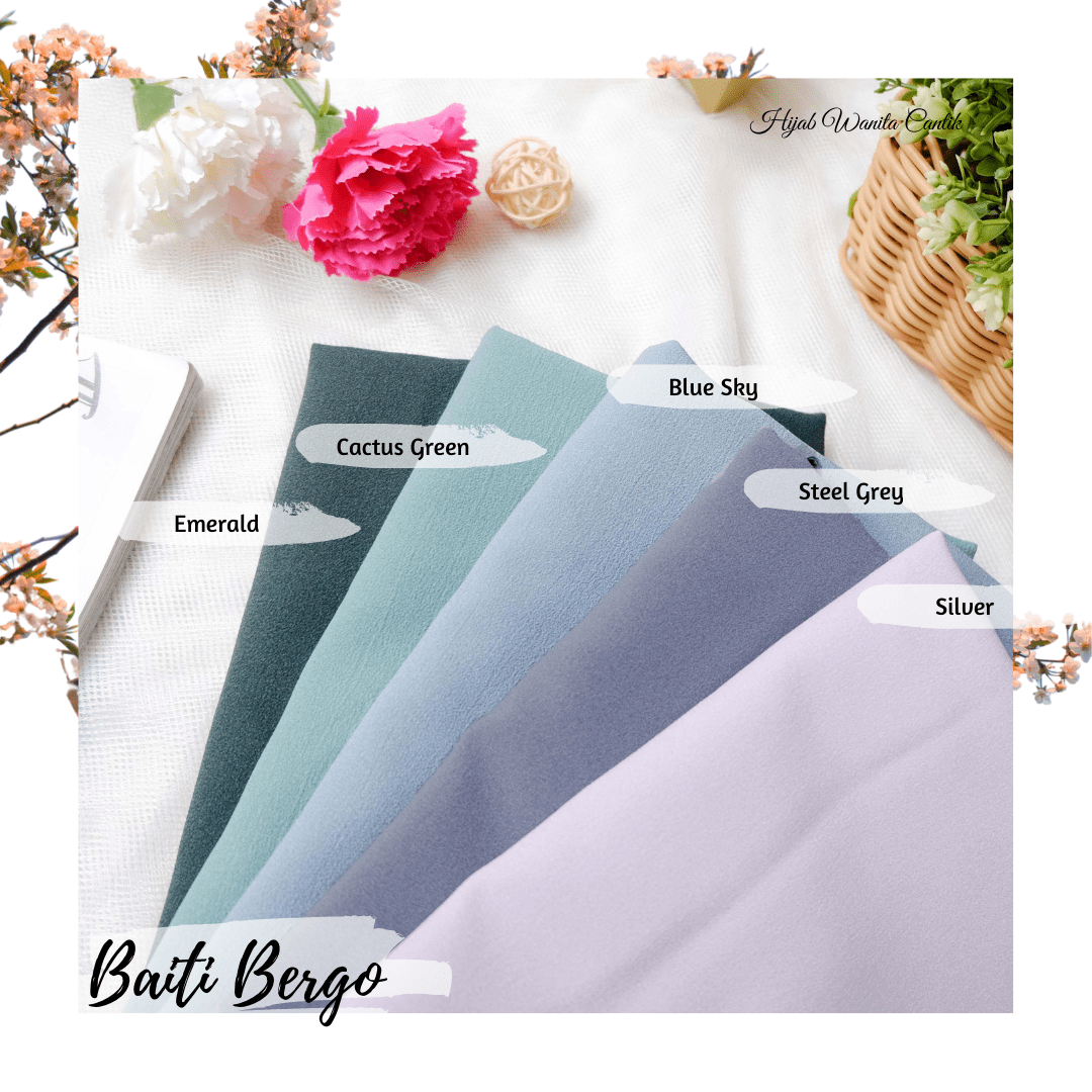 Hijab Instan Baiti Bergo - TY11.21 Cactus Green