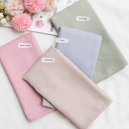 Segiempat Lina Voal - NV23.5 Soft Khaki