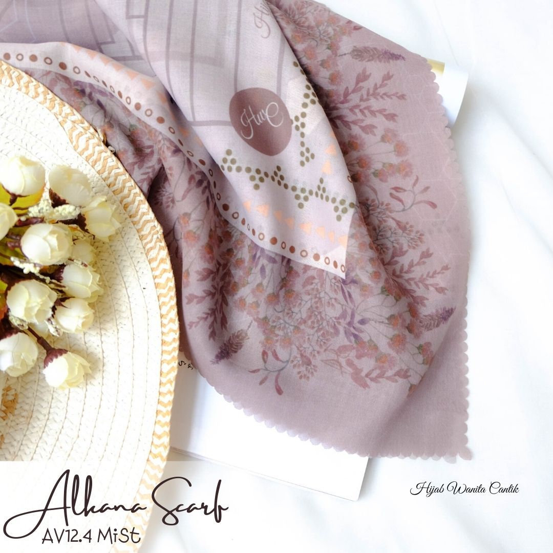 Segiempat Alkana Scarf -  AV12.4 Mist