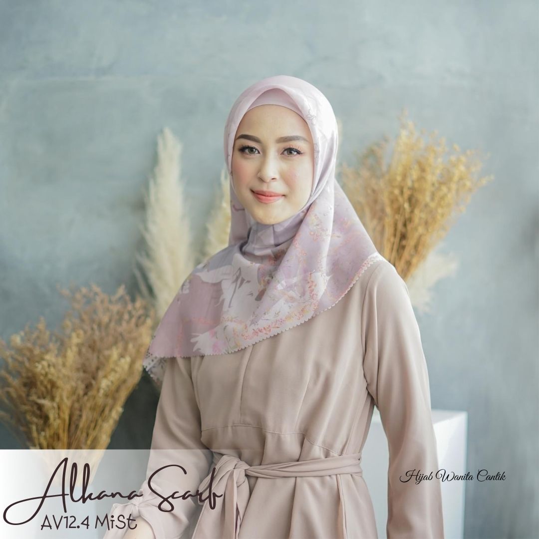 Segiempat Alkana Scarf -  AV12.4 Mist