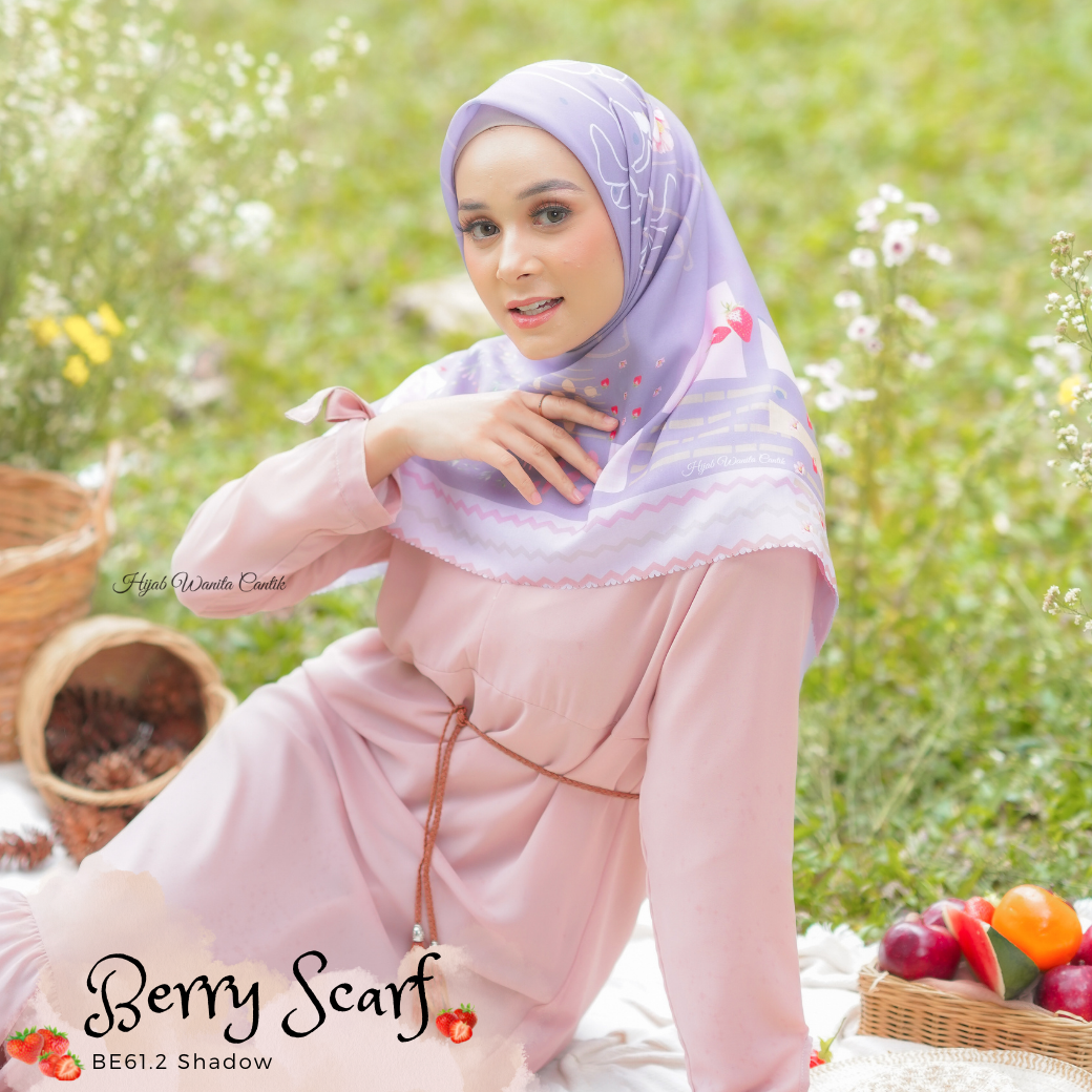 Berry Scarf Icy Voal - BE61.2 Shadow