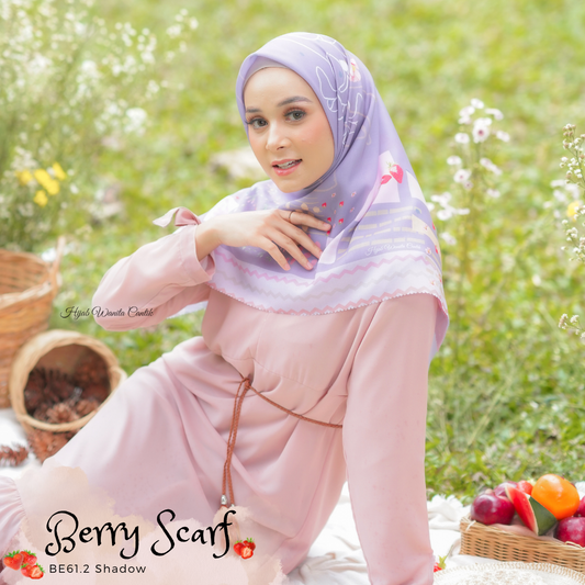 Berry Scarf Icy Voal - BE61.2 Shadow