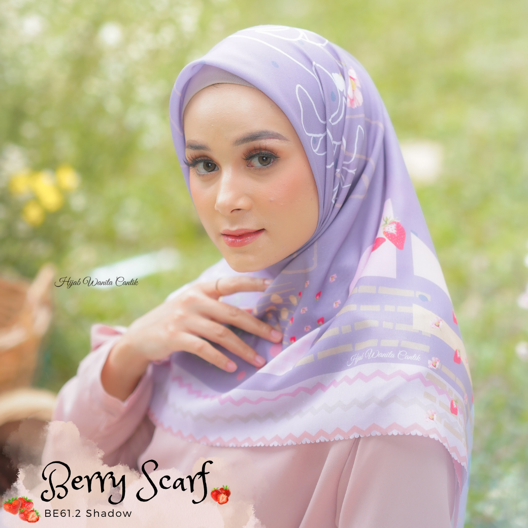 Berry Scarf Icy Voal - BE61.2 Shadow