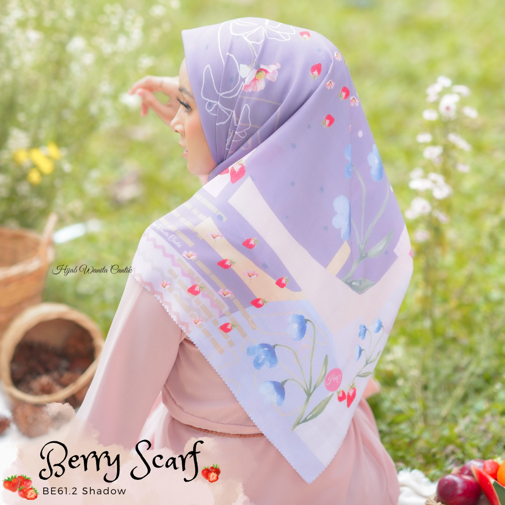 Berry Scarf Icy Voal - BE61.2 Shadow