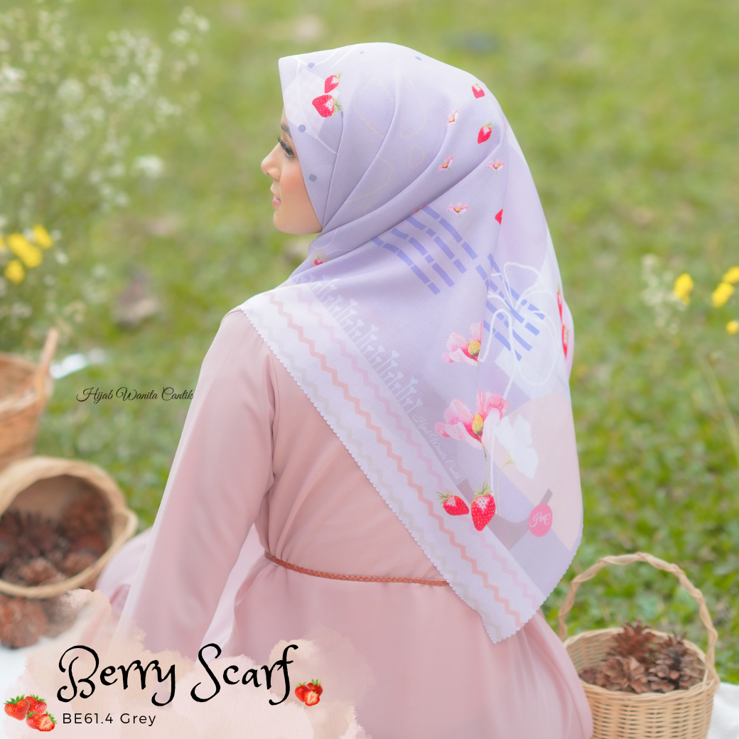 Berry Scarf Icy Voal - BE61.4 Grey