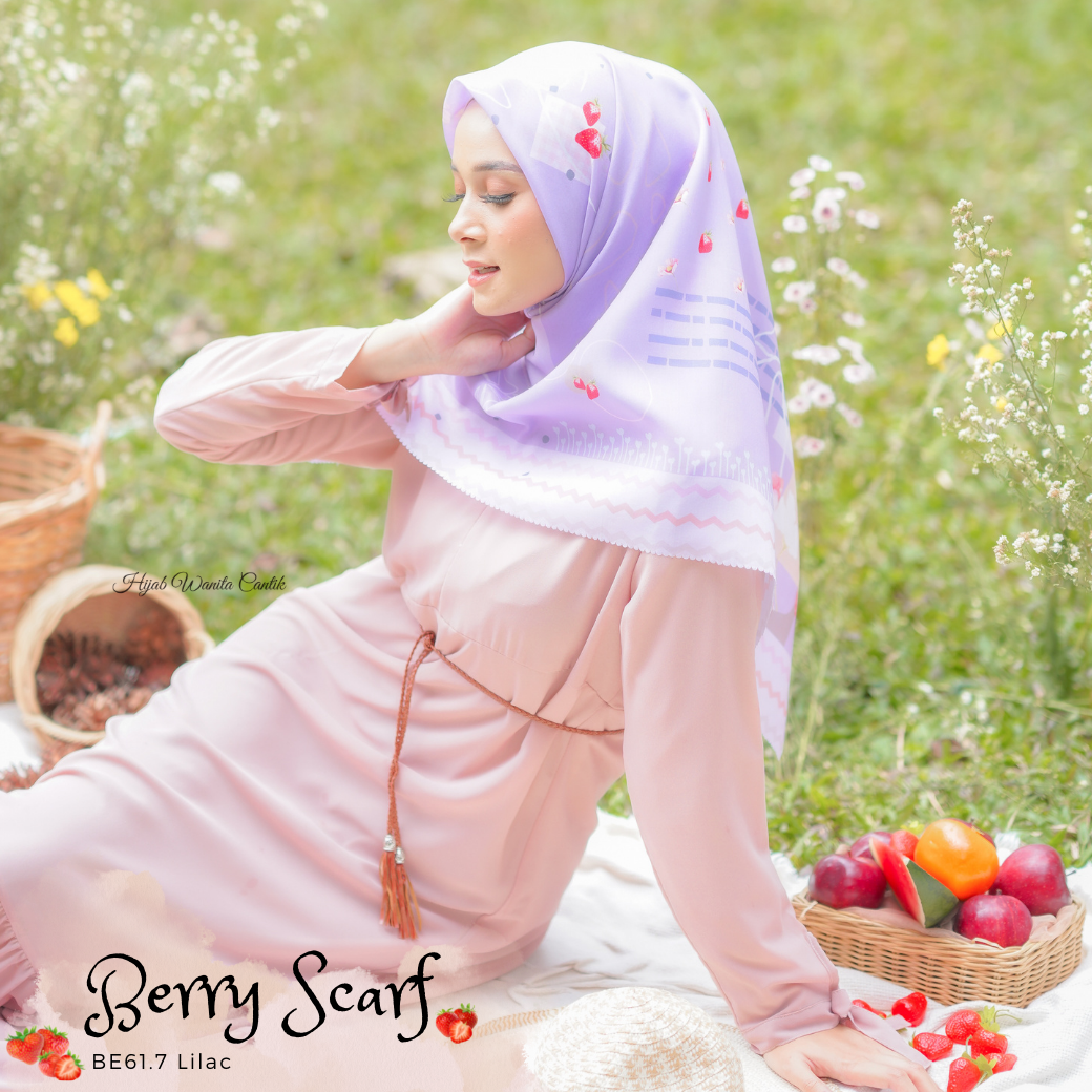 Berry Scarf Icy Voal - BE61.7 Lilac