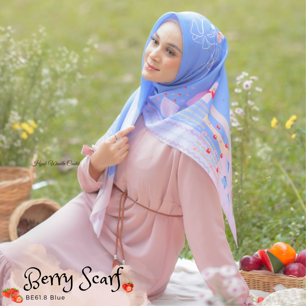 Berry Scarf Icy Voal - BE61.8 Blue