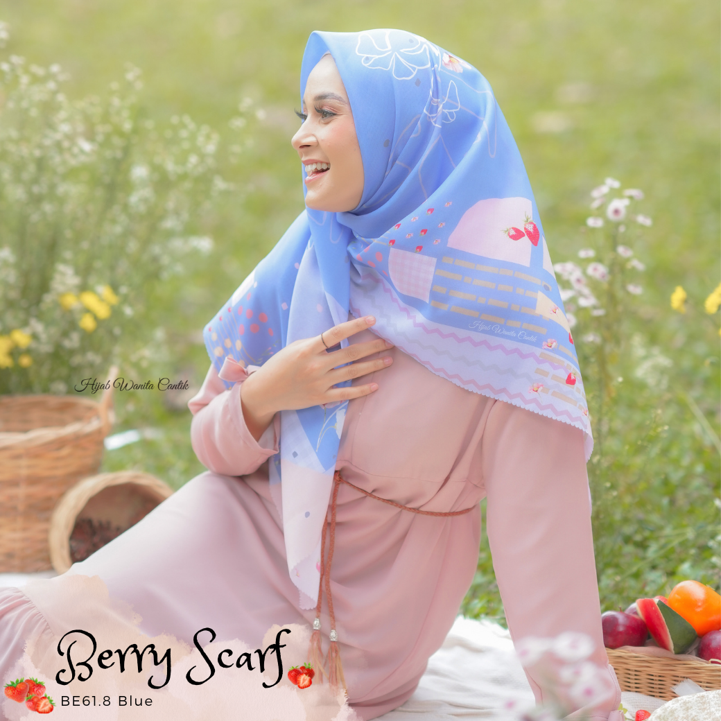 Berry Scarf Icy Voal - BE61.8 Blue