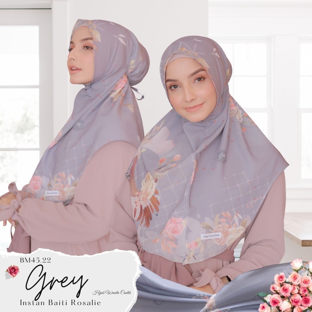 Rosalie - Instan Baiti - Grey - BM45.22