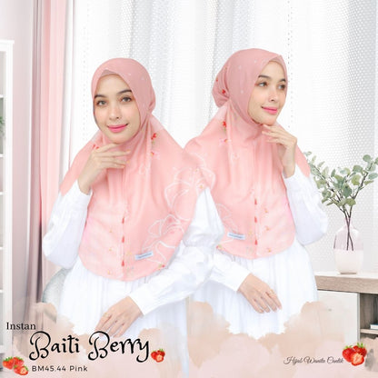 [ BUY 3 GET 1 FREE ] Berry - Instan Baiti - Pink - BM45.44